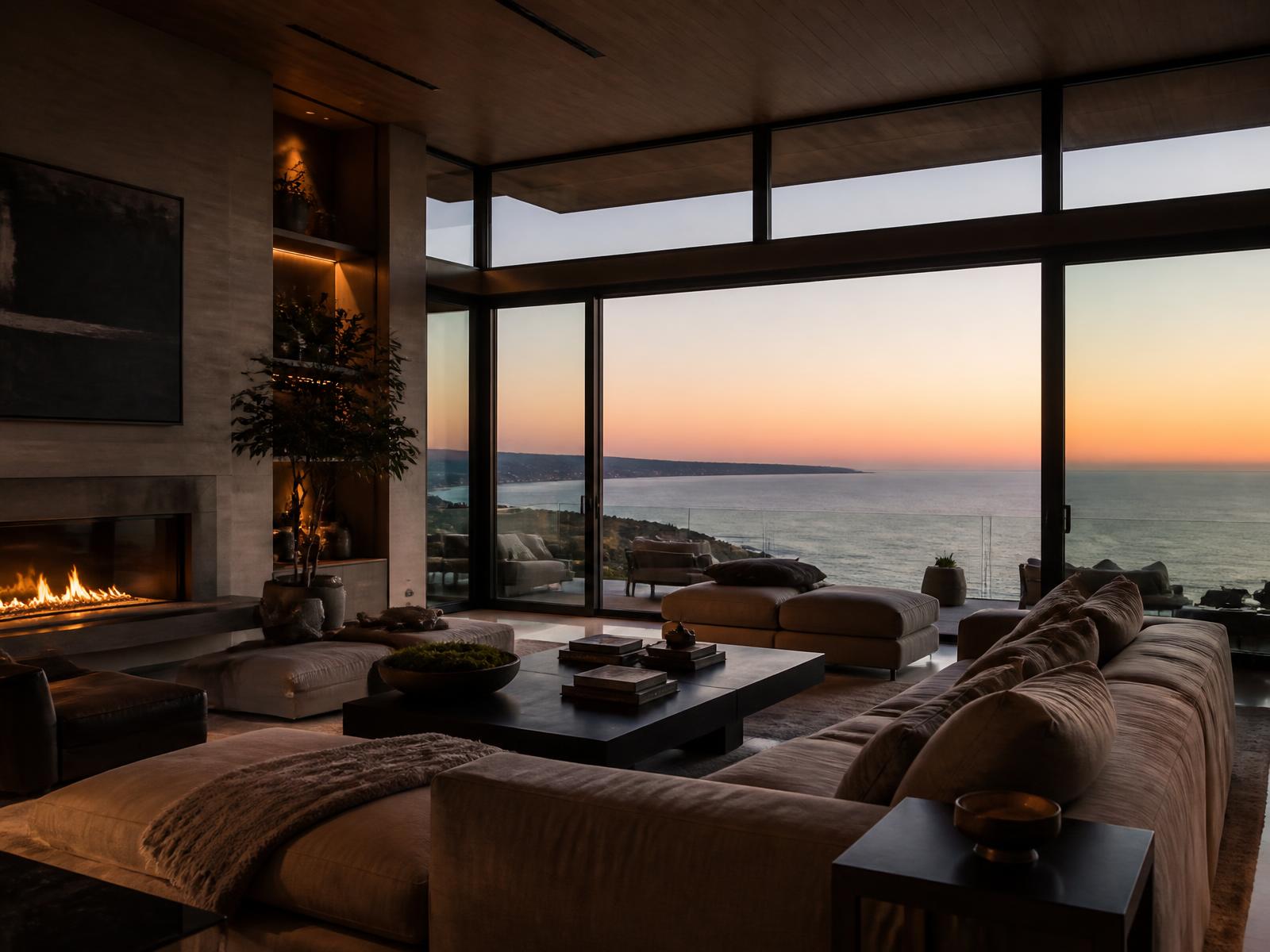 Luxury coastal Orange County interior